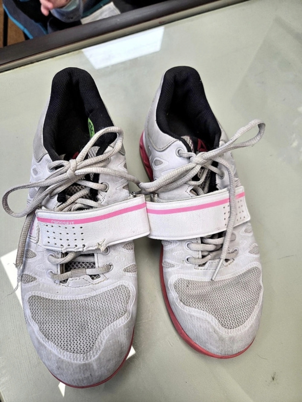 Reebok CrossFit Lifter 2.0 Athletic Shoes Gray & Pink